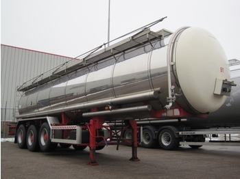 VOCOL (NL) 22.000 l., 1 comp., lift axle - Puspriekabė cisterna