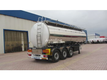 Nauja Puspriekabė cisterna pervežimui kuro SERIN Food Staff fuel tank semi trailer: foto 1