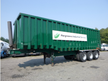 Titan Tipper trailer steel + inox 70 m3 / 68 tonnes - Savivartis puspriekabė
