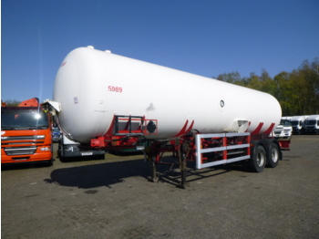 Puspriekabė cisterna pervežimui dujų Van Hool Gas / ammonia tank steel 34 m3 + pump: foto 1