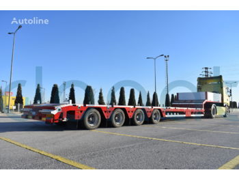 DONAT 4 axle extendable lowbed - Žemo profilio platforma puspriekabė