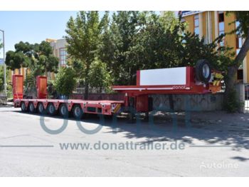 DONAT 6 axle Extendable Lowbed with Hydraulic Gooseneck - Žemo profilio platforma puspriekabė