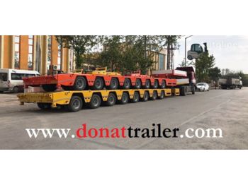 DONAT 8 axle Heavy Duty Extendable Lowbed - Žemo profilio platforma puspriekabė