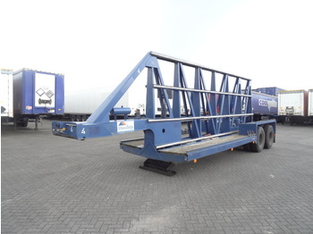 GHEYSEN & VERPOORT special heavy duty Platform, semi low boy, sprin - Žemo profilio platforma puspriekabė