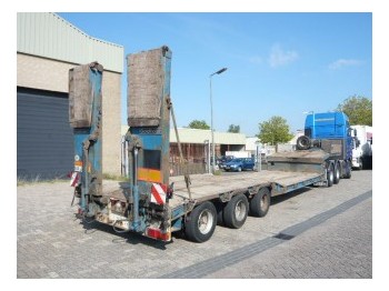 Goldhofer 3 axel low loader trailer - Žemo profilio platforma puspriekabė