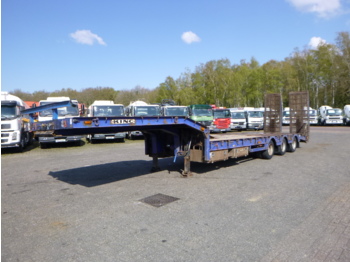 King 3-axle semi-lowbed trailer 9 m / 32 t + ramps - Žemo profilio platforma puspriekabė