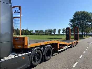 Nooteboom OSDS-48-03 semi dieplader heftruck/hoogwerker trailer 3 asser met hefbed/hydraulische rampen 2013 NL kenteken met apk 11-2023 - žemo profilio platforma puspriekabė