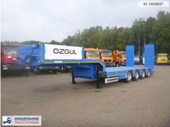 Ozgul 4-axle semi-lowbed trailer 60000 kg NEW - Žemo profilio platforma puspriekabė