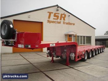 TSR 7-axle extendable - Žemo profilio platforma puspriekabė