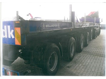 wellmeyer 5-axle ballast trailer - Puspriekabė