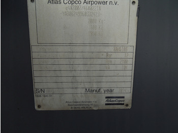 ATLAS COPCO XAHS186 - Oro kompresorius: foto 2