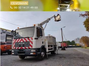 Autobokštelio MAN TGL 12.180 Hoogwerker Palfinger Bison TKA17