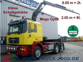 MAN 26.414 Fassi Kran 8.05m=2t.*2.00m=8t.*Schaltung - Autokranas