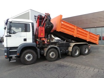 MAN 41.440 8x4 K Kipper Kran Fassi F450 AXP26  - Autokranas