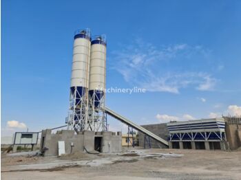 POLYGONMACH 120m3 hour stationary fix batching plant- centrale a beton stiat - Betono gamykla