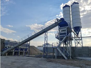 POLYGONMACH Stationary 135m3 Batching Planr with Double Planetery Mixer - Betono gamykla