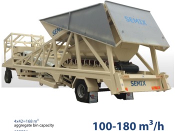 SEMIX Dry Type Mobile Concrete Batching Plant - Betono gamykla