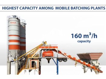 SEMIX Mobile Concrete Mixing Plant 160S4 - Betono gamykla