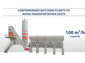 SEMIX SEMIX Compact Concrete Batching Plant 100 m³/h Containerised - Betono gamykla