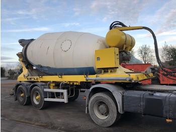 DEBUF BETON MIXER/MALAXEUR/MISCHER-10M3 - Betonvežio puspriekabė