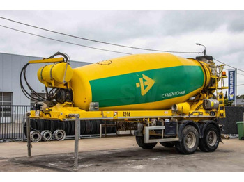 DE BUF BETON MIXER/MALAXEUR/MISCHER 10M3 - Betonvežio puspriekabė