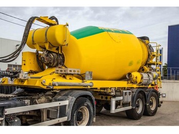De Buf BETON MIXER/MALAXEUR/MISCHER 10 M3 /GESTUURD/GELENKT/STEERING/DIR. - Betonvežio puspriekabė