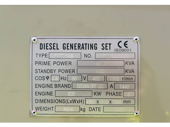 Doosan DP222CC - 1000 kVA Generator - DPX-19859  - Elektrinis generatorius: foto 4