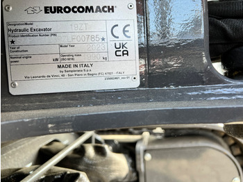 Eurocomach 19 ZT Minibagger #ab 414€/Monat# - Mini ekskavatorius: foto 2