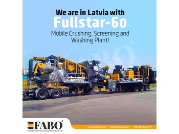 Nauja Mobilus trupintuvas FABO FULLSTAR-60 Crushing, Washing & Screening  Plant: foto 1