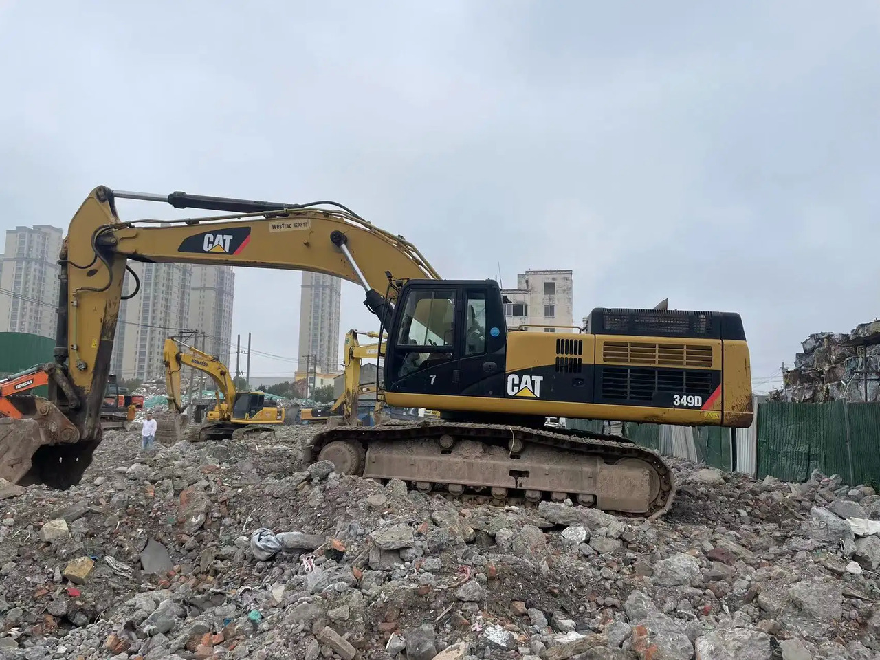 Heavy Duty Caterpillar Digging Machinery Excellent Working Condition Used Cat 349d Excavator In Shanghai lizingą Heavy Duty Caterpillar Digging Machinery Excellent Working Condition Used Cat 349d Excavator In Shanghai: foto 6