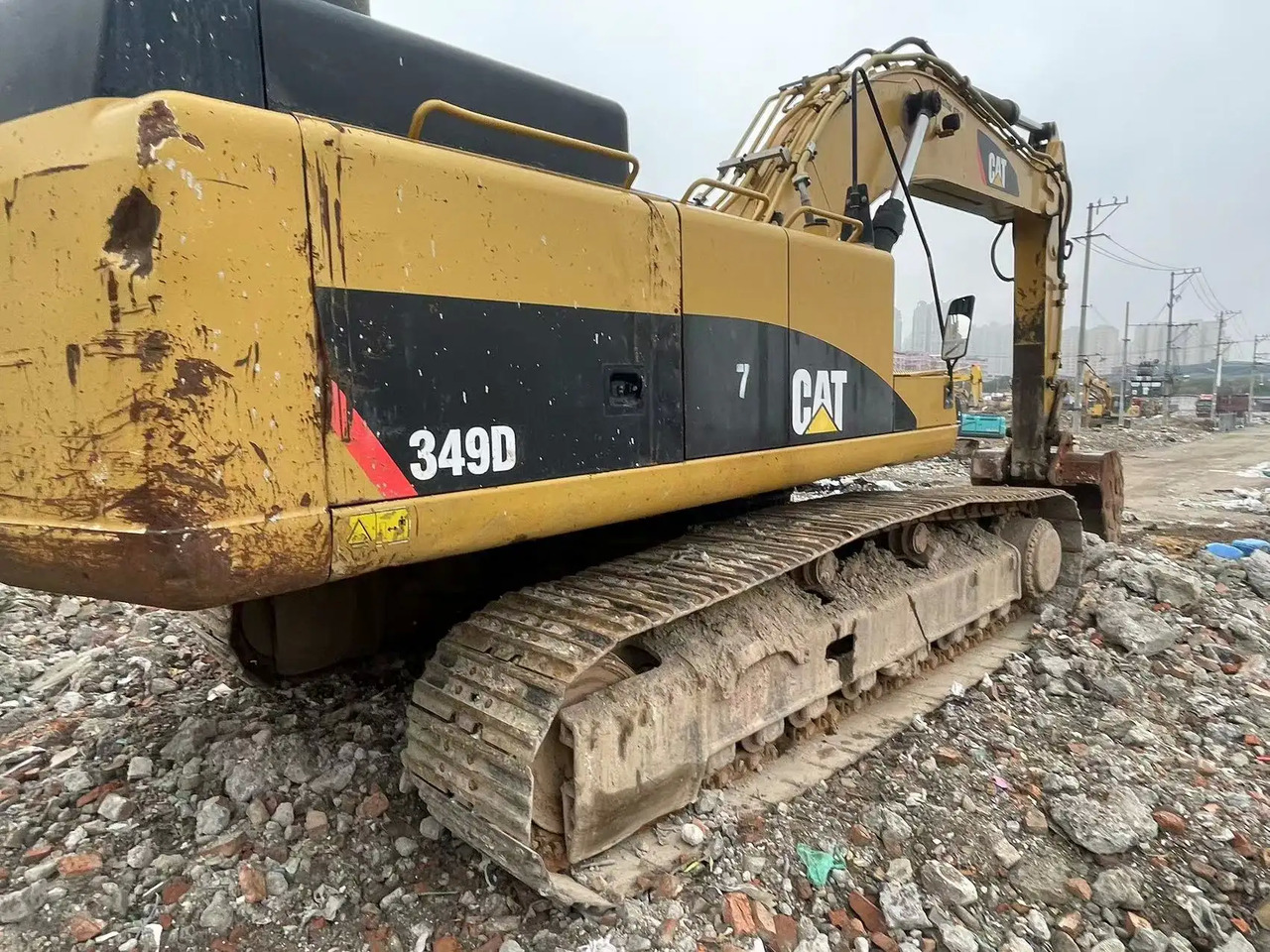 Heavy Duty Caterpillar Digging Machinery Excellent Working Condition Used Cat 349d Excavator In Shanghai lizingą Heavy Duty Caterpillar Digging Machinery Excellent Working Condition Used Cat 349d Excavator In Shanghai: foto 2