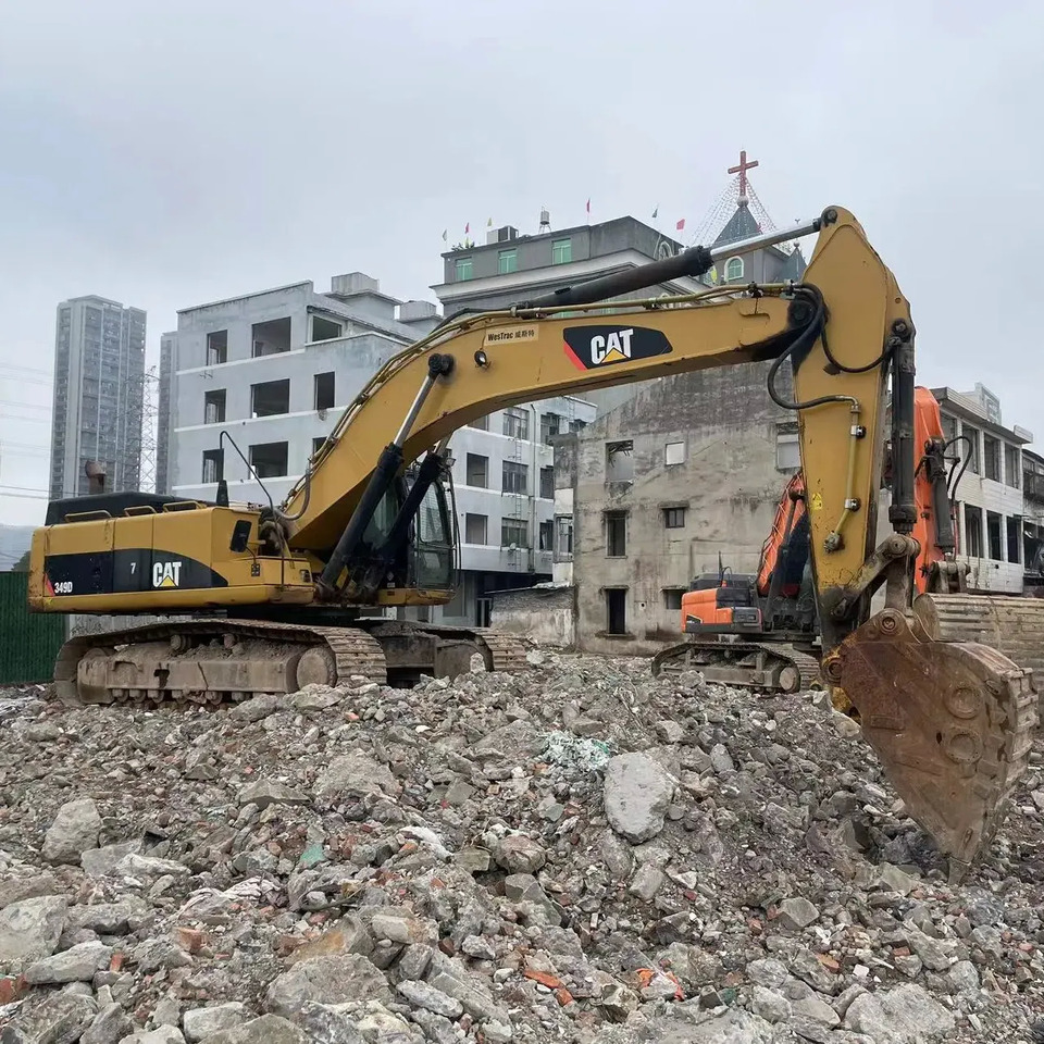 Heavy Duty Caterpillar Digging Machinery Excellent Working Condition Used Cat 349d Excavator In Shanghai lizingą Heavy Duty Caterpillar Digging Machinery Excellent Working Condition Used Cat 349d Excavator In Shanghai: foto 1