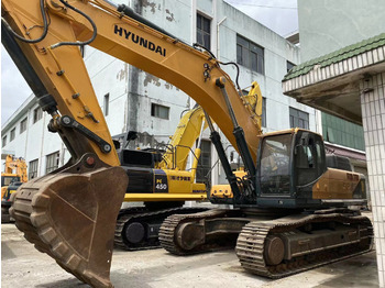 Vikšrinis ekskavatorius Korea made HYUNDAI used excavator good condition R485LVS best service on sale: foto 2