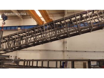 POLYGONMACH 1000x44400mm radial telescobic conveyor - Kūgio trupintuvas