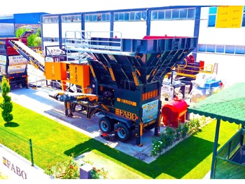 FABO MJK-90 MOBILE JAW CRUSHER  100-200 TPH READY IN STOCK - mobilus trupintuvas