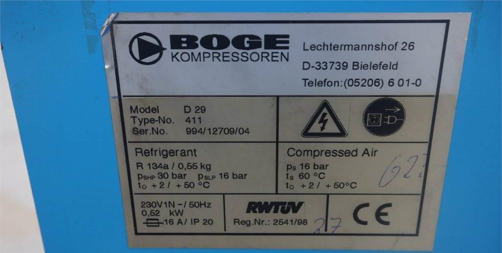 Oro kompresorius OSUSZACZ ZIĘBNICZY BOGE 2,90M3/MIN: foto 2