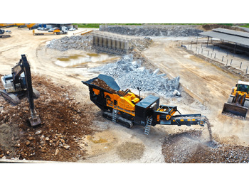FABO MOBILE JAW CRUSHER - Žandikaulio trupintuvas