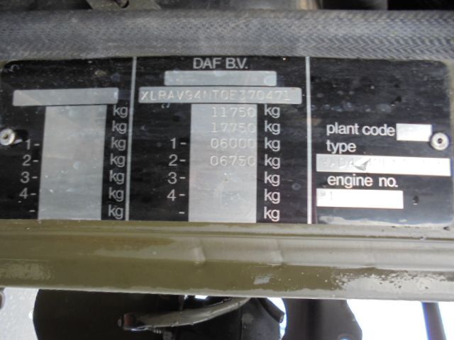 Tentinis sunkvežimis DAF YAD 4442 NT: foto 18