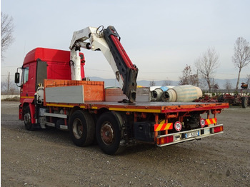 Platforminis/ Bortinis sunkvežimis, Sunkvežimis su kranu IVECO EUROSTAR 240E42: foto 5