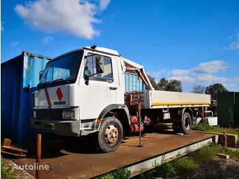 Platforminis/ Bortinis sunkvežimis, Sunkvežimis su kranu IVECO OM65.12: foto 1