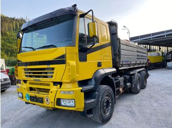 Savivartis sunkvežimis, Sunkvežimis su kranu Iveco AT 440 Kipper 6x4 mit Kran Palfinger PK1502: foto 1