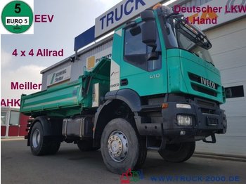 Savivartis sunkvežimis Iveco Trakker 410 4x4 Meiller 3S. 1.Hand Deutscher LKW: foto 1