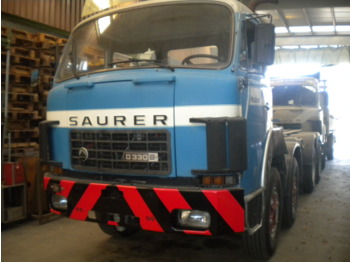 SAURER BERNA D4 KT-B - Konteineris-vežimus/ Sukeisti kūną sunkvežimis