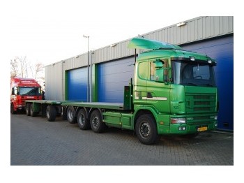Scania 144/460 8x2 - Konteineris-vežimus/ Sukeisti kūną sunkvežimis