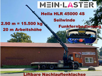 Platforminis/ Bortinis sunkvežimis MAN 26.414 HLR 45000 2,9 m- 15.5 t    FB + Winde: foto 1