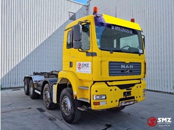 Konteineris-vežimus/ Sukeisti kūną sunkvežimis MAN TGA 35.360 8x4 francais multilift: foto 1