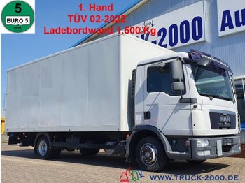 Furgonas sunkvežimis MAN TGL 7.180 Alukoffer + LBW 1.5t. TÜV 2022 1.Hand: foto 1