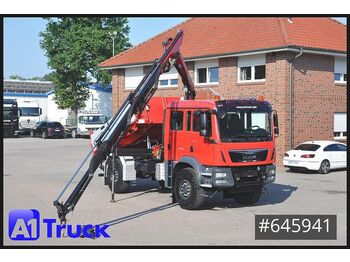 Savivartis sunkvežimis, Sunkvežimis su kranu MAN TGM 18.340, 4x4 Doka Kipper Kran 7 Sitze,: foto 1