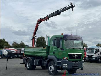 Savivartis sunkvežimis, Sunkvežimis su kranu MAN TGS 18.320 Meiller Kipper-Palfinger Kran-1. Hand: foto 5