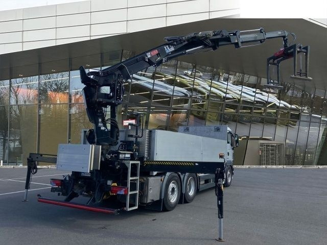 Platforminis/ Bortinis sunkvežimis, Sunkvežimis su kranu MAN TGS 26.420 Flatbed + crane 6x2: foto 9